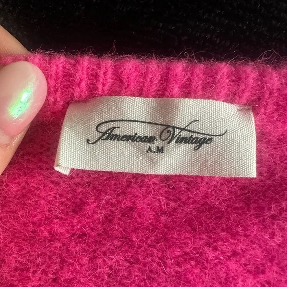 American Vintage Neon Pink Cardigan - Picture 4 of 6